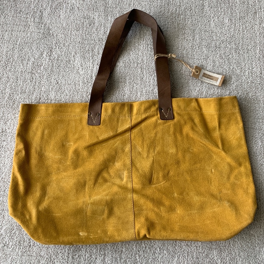 Alternative Apparel suede tote bag